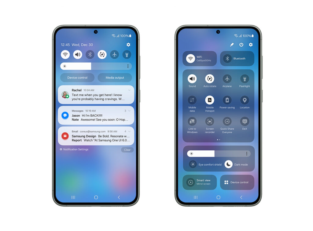 Galaxy smartphone lock screen displaying interactive widgets”